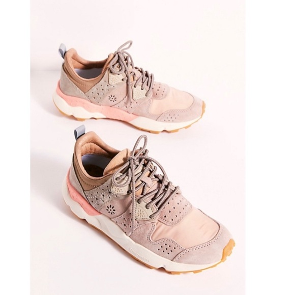 Free People Shoes - Free People Flower Mountain Corax Pink Sneakers 7 NEW